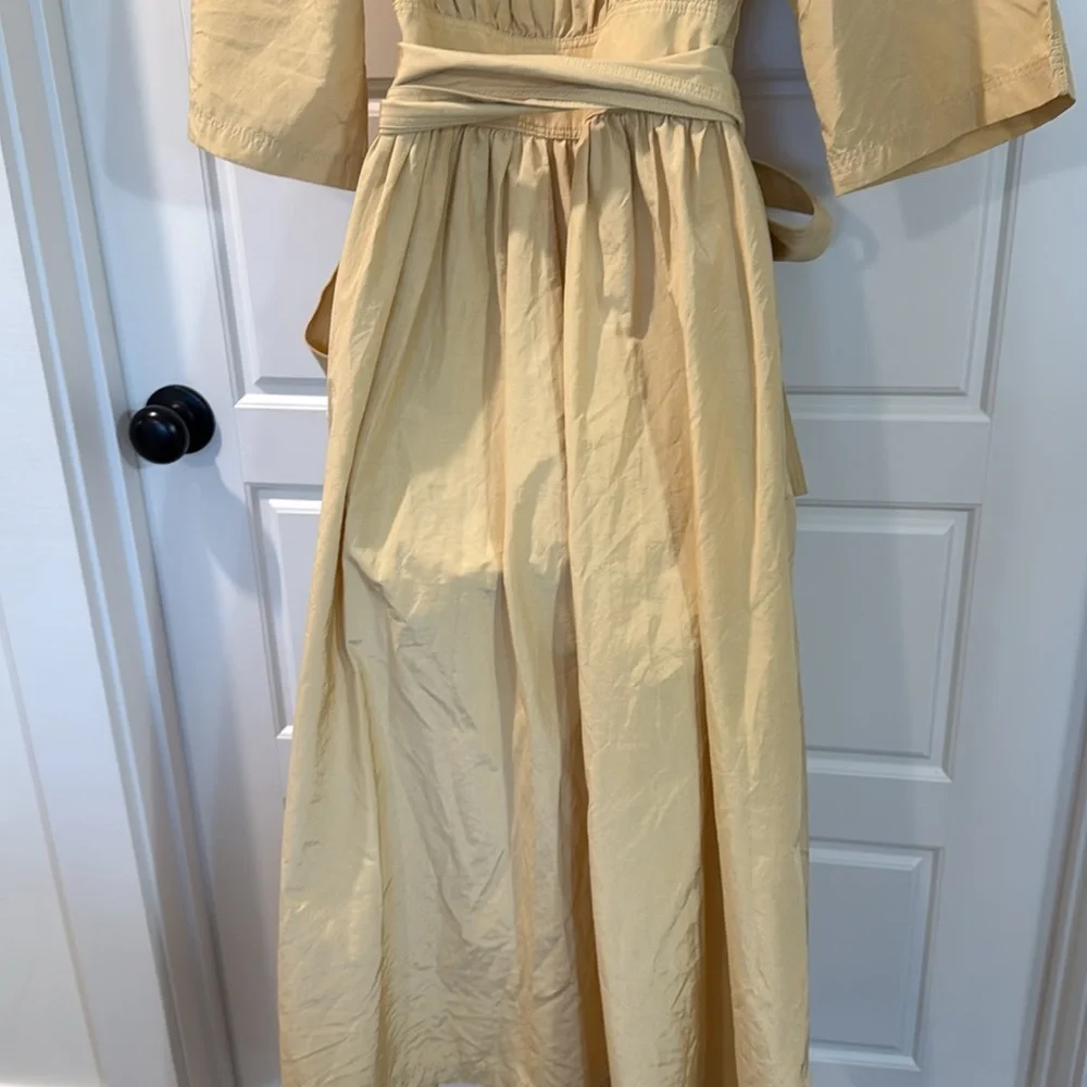 & Other Stories Voluminous Midi Wrap Dress Size 8 - Picture 10 of 10